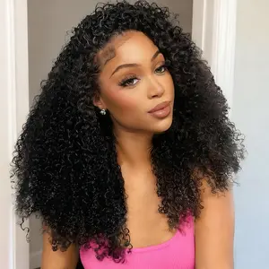 AliPearl Hair Kinky Curly 13x4 Lace Frontal Wigs Wear To Go Glueless Wigs Pre Plucked Pre Bleached Not Pre Cut LaceHuman Hair FallFreshness