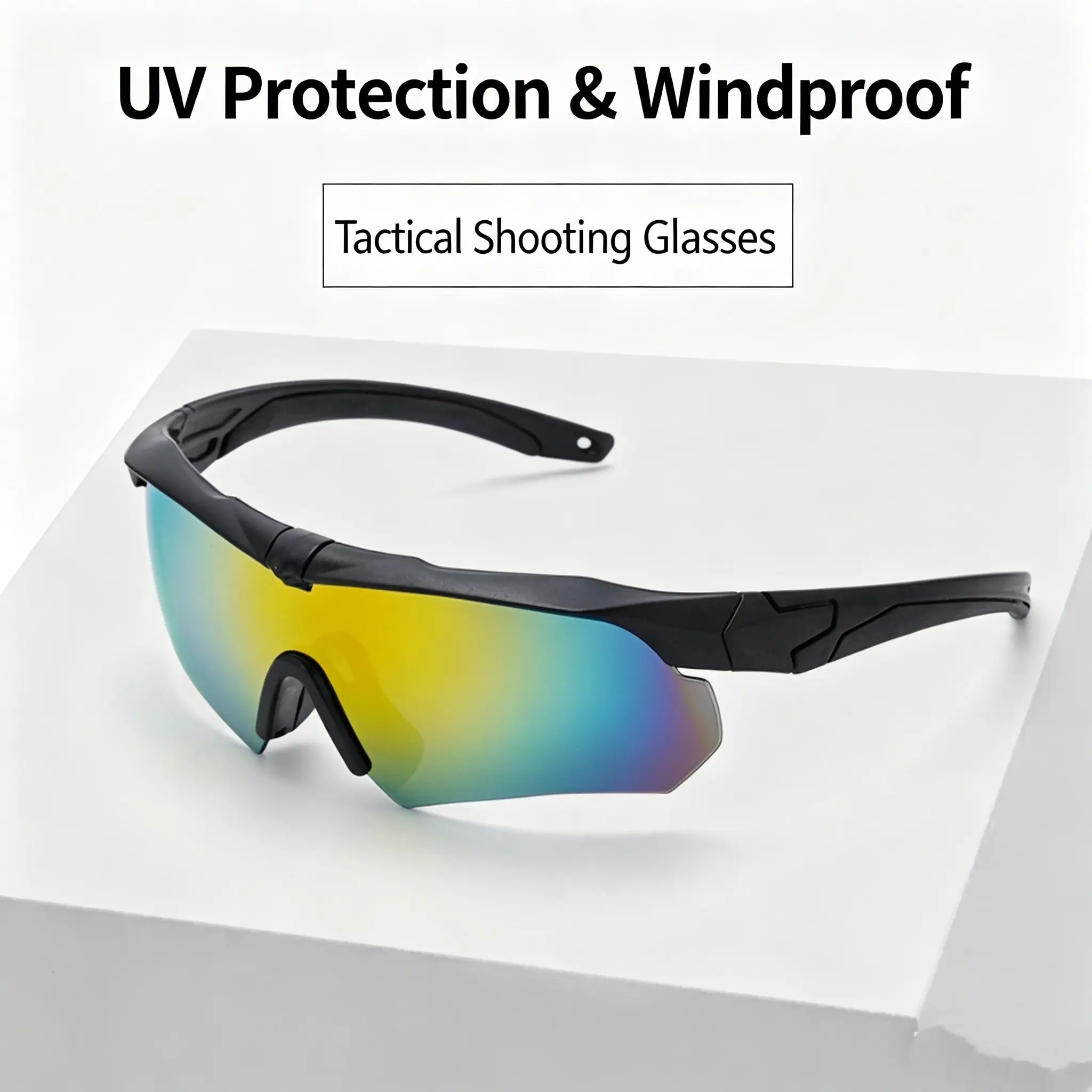 Unisex Military Tactical Goggles, Anti-Explosion Impact Resistance, Outdoor Sports Shooting Sunglasses, Cs Glasses for Men and Women, Protective Goggles