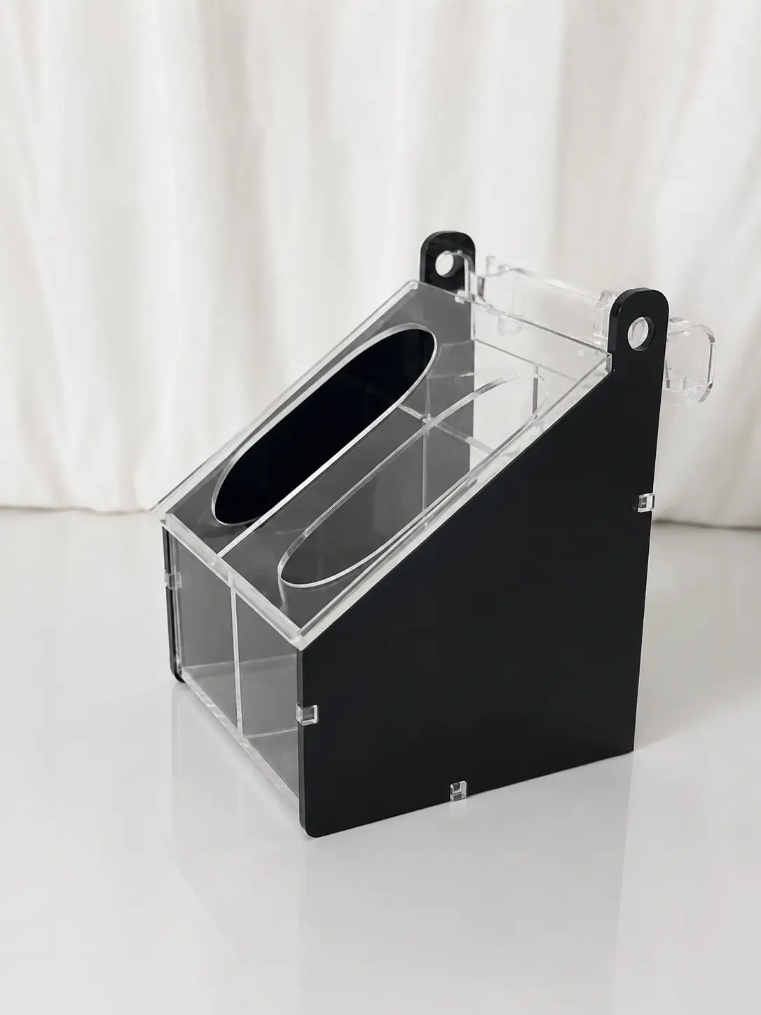 Double Acrylic Bird Feeder | Wall Mount Pigeon Feeder