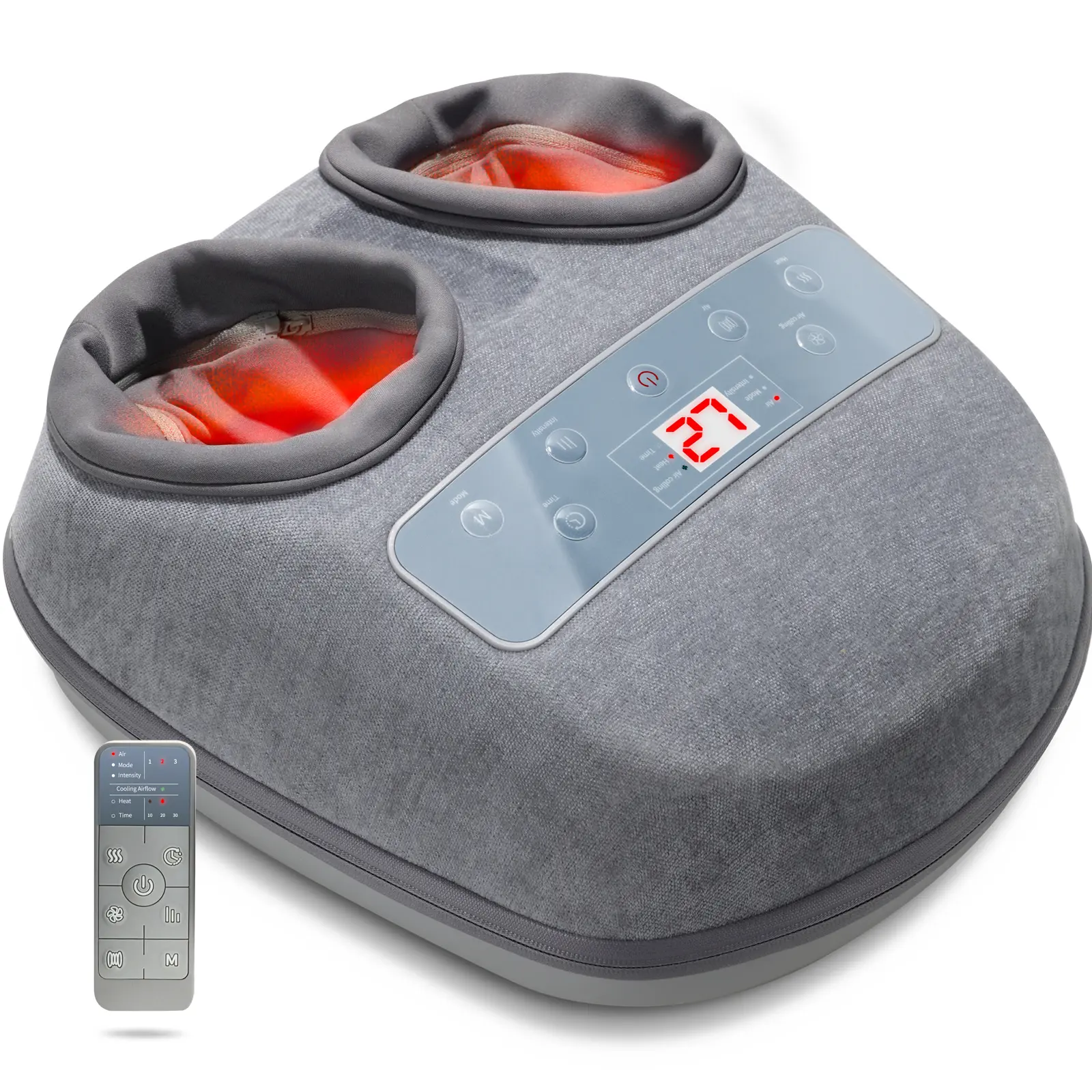 Upgraded Shiatsu Foot Massager with Heat – [2026 Upgraded] Deep Kneading for Tired Feet & Relaxation, Remote Control, Gifts for Women Men Mom Dad Birthday