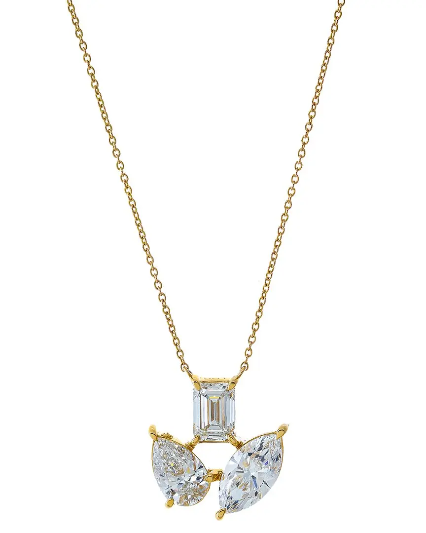 By Adina Eden 14K 3.33 ct. tw. Lab-Grown Diamond Necklace