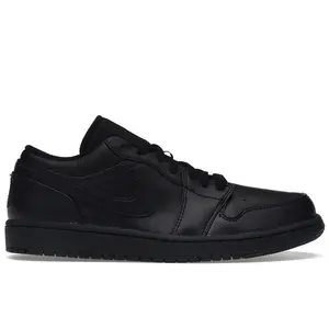 Jordan Men's 1 Low Triple Black (2022) Basketball Shoes, from StockX