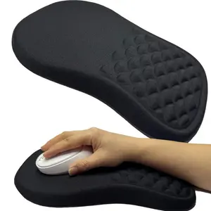 Ergonomic Mouse Pad with Wrist Support, Non-Slip Rubber Base, Durable Edges, Smooth Surface for Gaming and Office Use, and Pain Relief Design, Gaming Mouse Pads, Non Slip Mousepad
