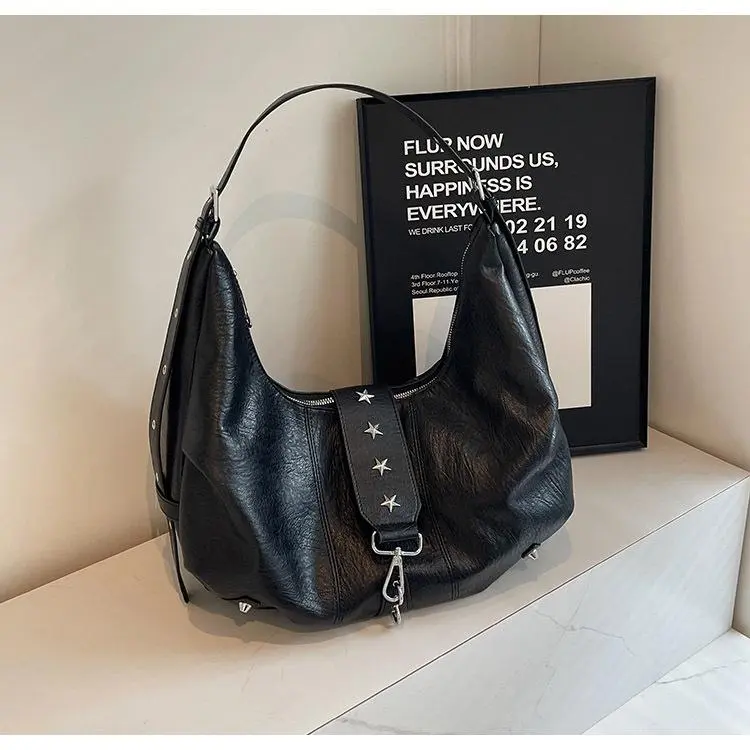 Large Capacity  for Women – Casual Fashionable Retro Crossbody  with Shoulder Strap – High-End Style Dumpling  Trend bag