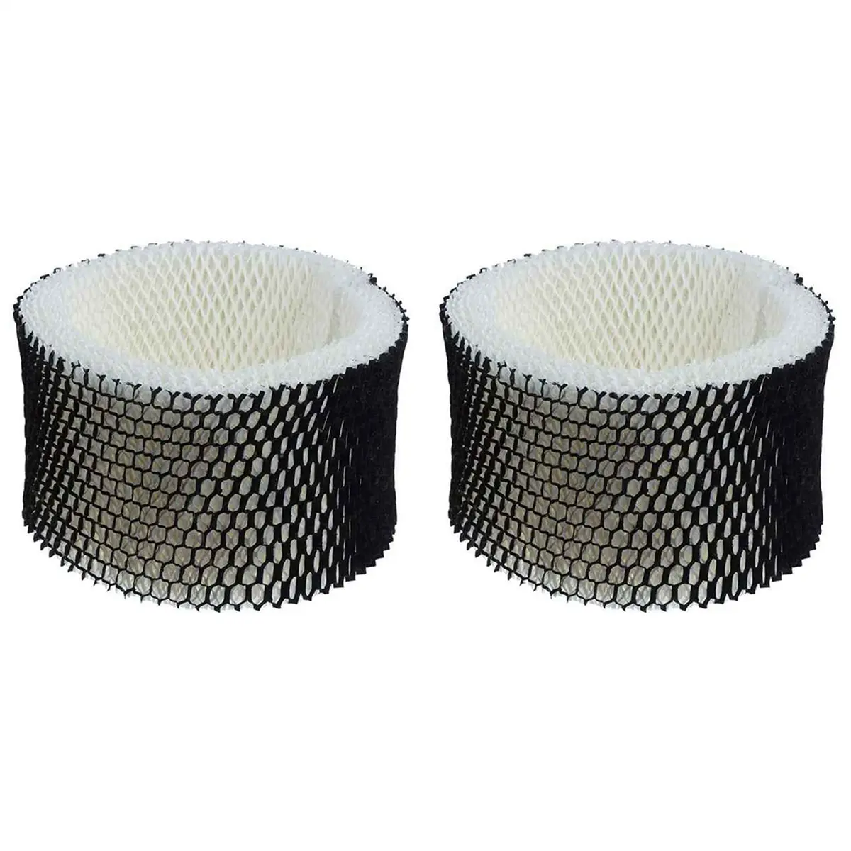 2-Pack Activated Charcoal Humidifier Filter A Replacement Parts - Mineral Capture, Odor Control - Compatible with Holmes HWF62, HM1100, HM1300, HLS1300, HM1701, HM1761