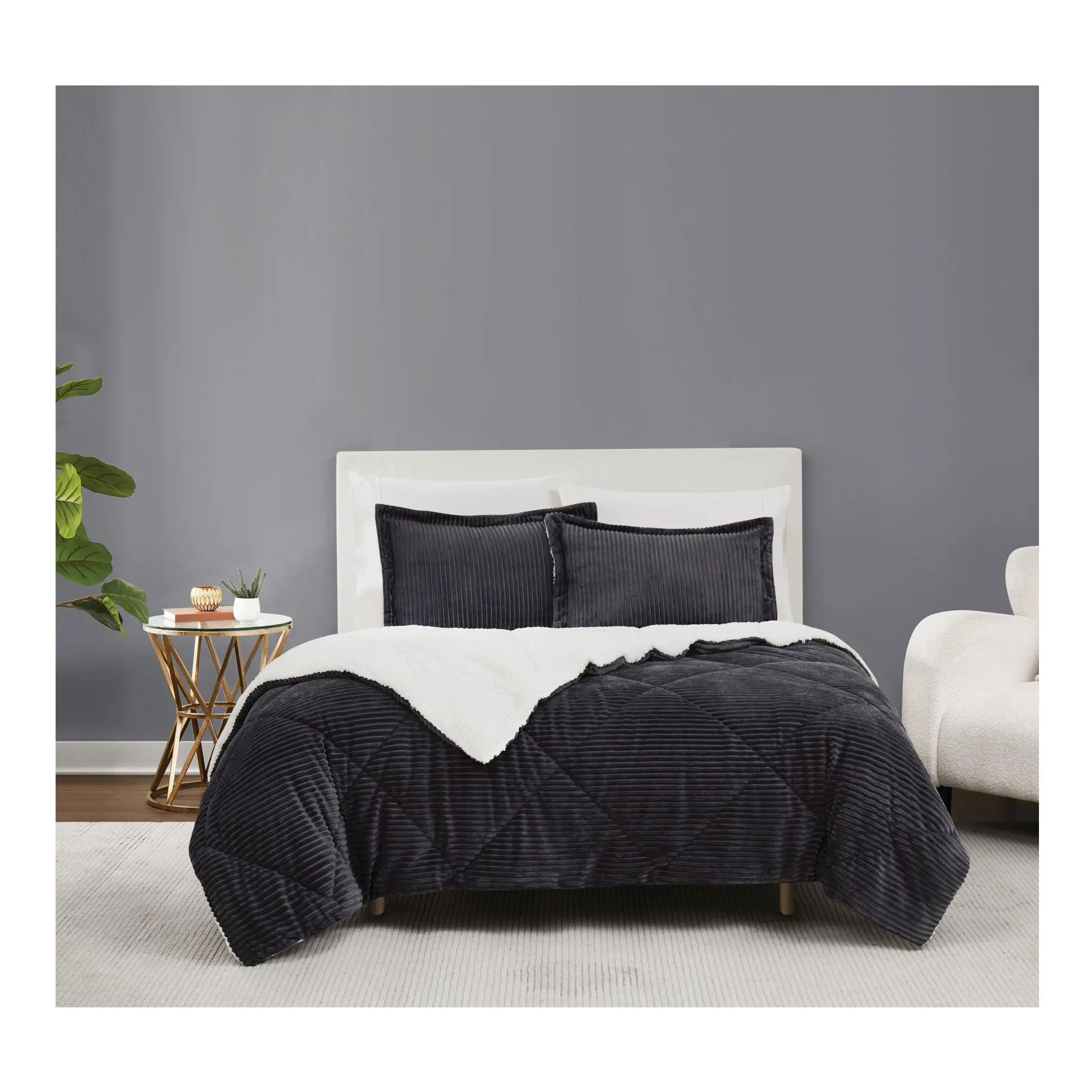Brooklyn Loom Corduroy Twin/Twin XL 2 Piece Comforter Set