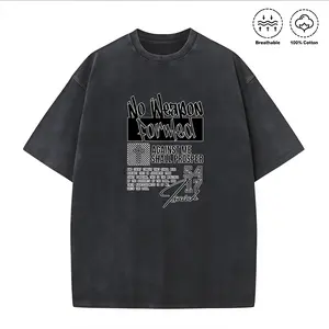 Washed T-shirt Retro Washed T-Shirt Double Sided Printed 230 Pure Cotton Christian Gift Street Style Unisex Vintage Distressed Crewneck Tshirt for Men Women Youth Festive Casual Top farmer x-mas gift Faith pure cotton y2k streetwear tee