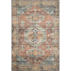Loloi Rugs  5 ft. x 7 ft. 6 in. Skye Area Rug - Terracotta & Sky
