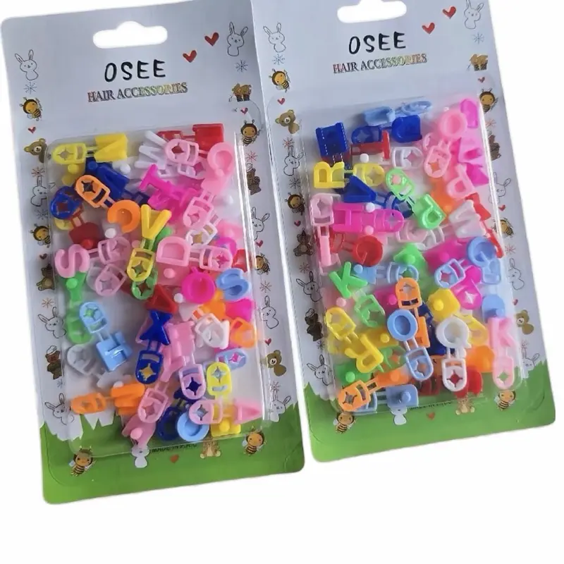 ABC Girls Barrette Multicolor - Hair Accessories