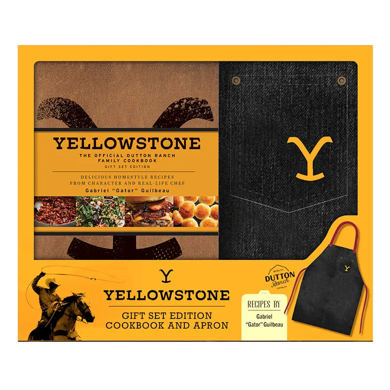 Yellowstone: The Official Dutton Ranch Family Cooking Cookbook Gift Set, Lifestyle & Hobbies Recipe Book for Cooking Enthusiasts