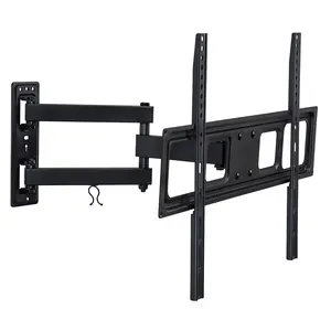 Adjustable Space-Saving Wall Mount Bracket, 37-70 in. TV Compatibility, 17 in. Extension, Full Motion Articulating Arm