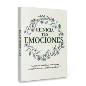 Spanish Edition Emotional Healing Book “Reinicia Tus Emociones” | Workbook | 30-Day Recovery Plan to Understand Yourself, Rebuild & Reset | Gentle Self-Care Guide with Daily Exercises | Portable One-Hand Comfort Read