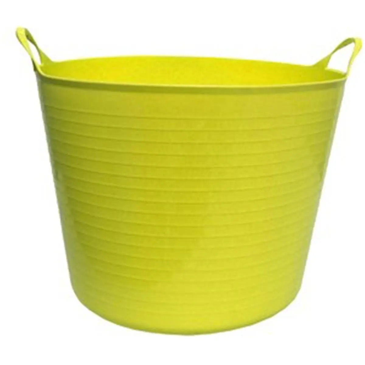 Tuff Stuff Products F12-YL Smooth 12 gal Flex Tub - Yellow, Home Care Supplies Bucket