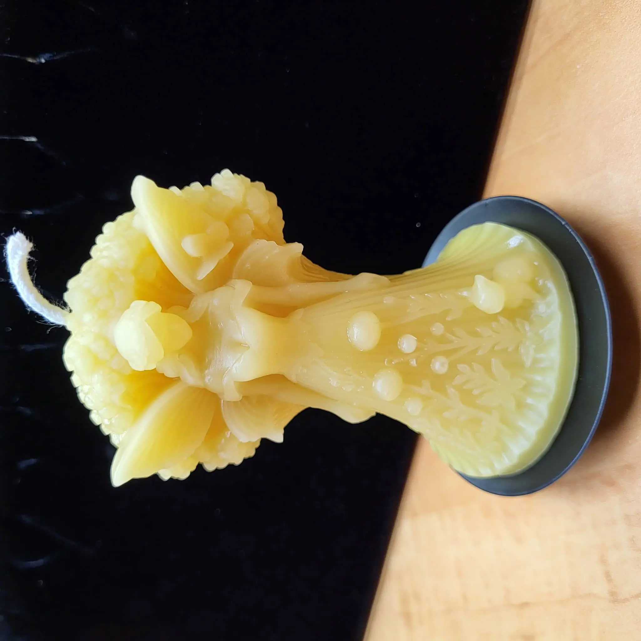 Forest Fairy beeswax candle