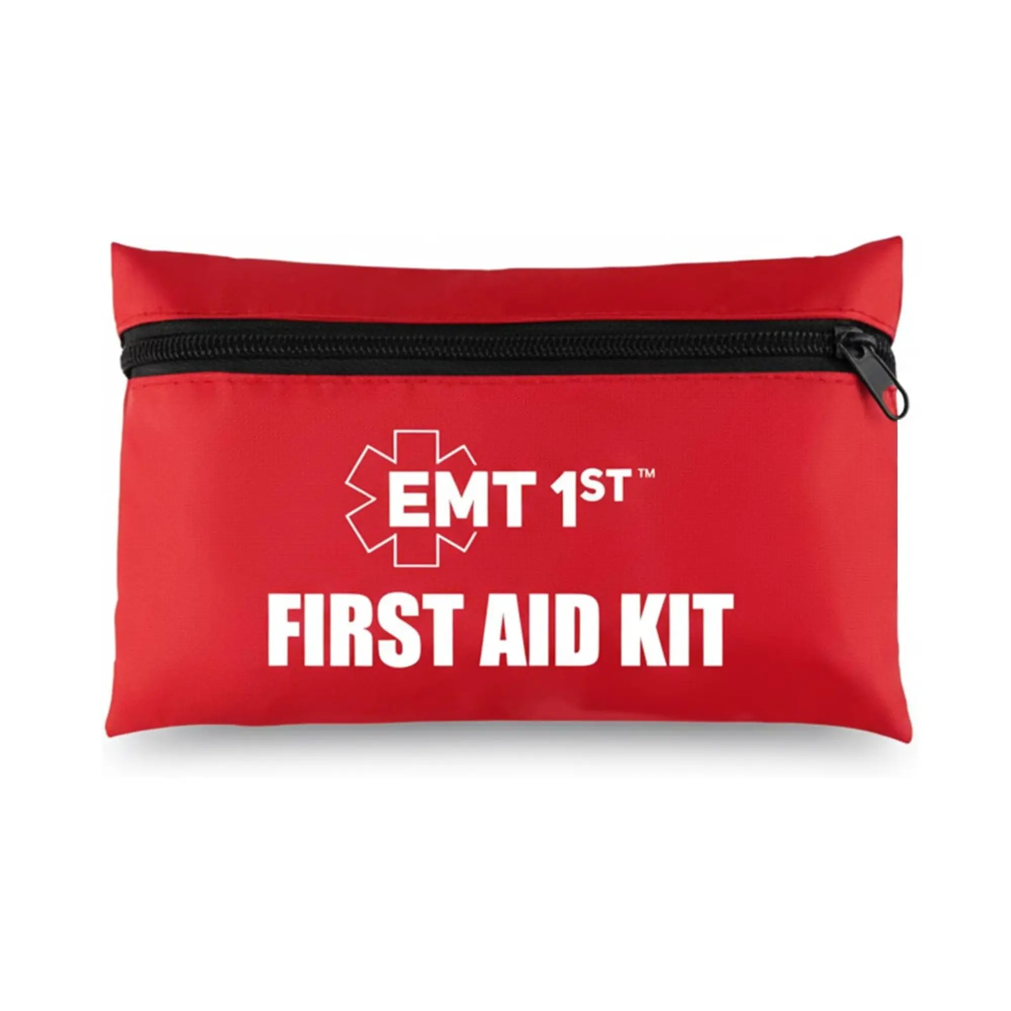 EMT 1st 73 Pcs Emergency Responder Mini First Aid Kit Pouch with 23 Unique Items & Emergency Blanket,First Aid Kit for car, Travel & Home - Emergency Bag for Hiking, Camping, Backpacking and Outdoor