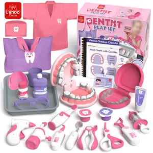 Lehoo Castle Dentist Play Set, Pretend Play Set, Doctor Kit For Kids, Education Toy for Kids, Dental Accessory, Birthday Gift forBoys Girls, Fun Toys, cute girly gifts, TikTokShop, Christmas gifts, BlackFriday