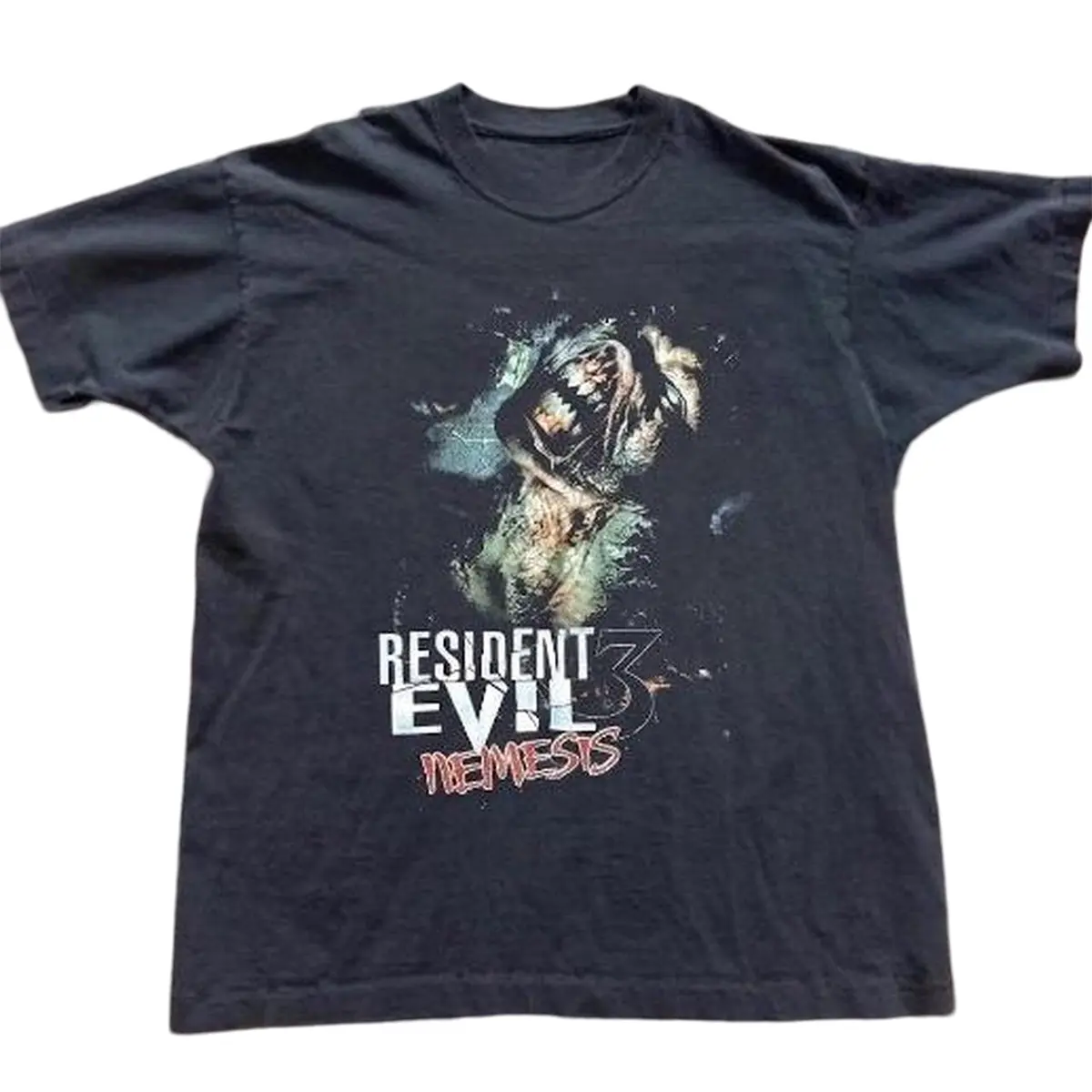 Resiidents Eviils 3 Nemesis T-Shirt, Vintage Survival Game Graphic Tee, Retro Gamer Shirt