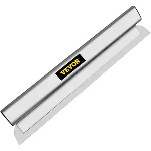 40-in Lightweight Skimming Blade - European Stainless Steel Smoothing Tool with Interchangeable Aluminum Profile, Knockdown Spatula for Gyprock, Drywall