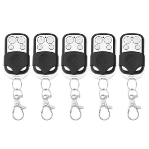 5pcs 4 Buttons 433MHz Smart Copy Duplicator Remote Control 4 Button Electric Garage Door Gate Remote Cloning Door Opener
