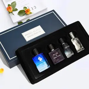 4 Pcs Luxury Men Cologne Gift Set - 4 x 30ml Bottles of Premium Vanilla & Cologne Scented Pheromone Perfume for Men - Long Lasting Fresh Fragrance - The Perfect Birthday Gift for Boyfriend Husband or Special Man in Your Life Designer Inspired Luxury Scent