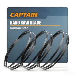 CAPTAIN  93-1/2 Inch Bandsaw Blades Assortment for Woodworking, Band Saw Blades for Delta, Grizzly, Rikon, Sears Craftsman, Jet, Shop Fox and Rockwell 14" Band Saw, 3PK (13603)