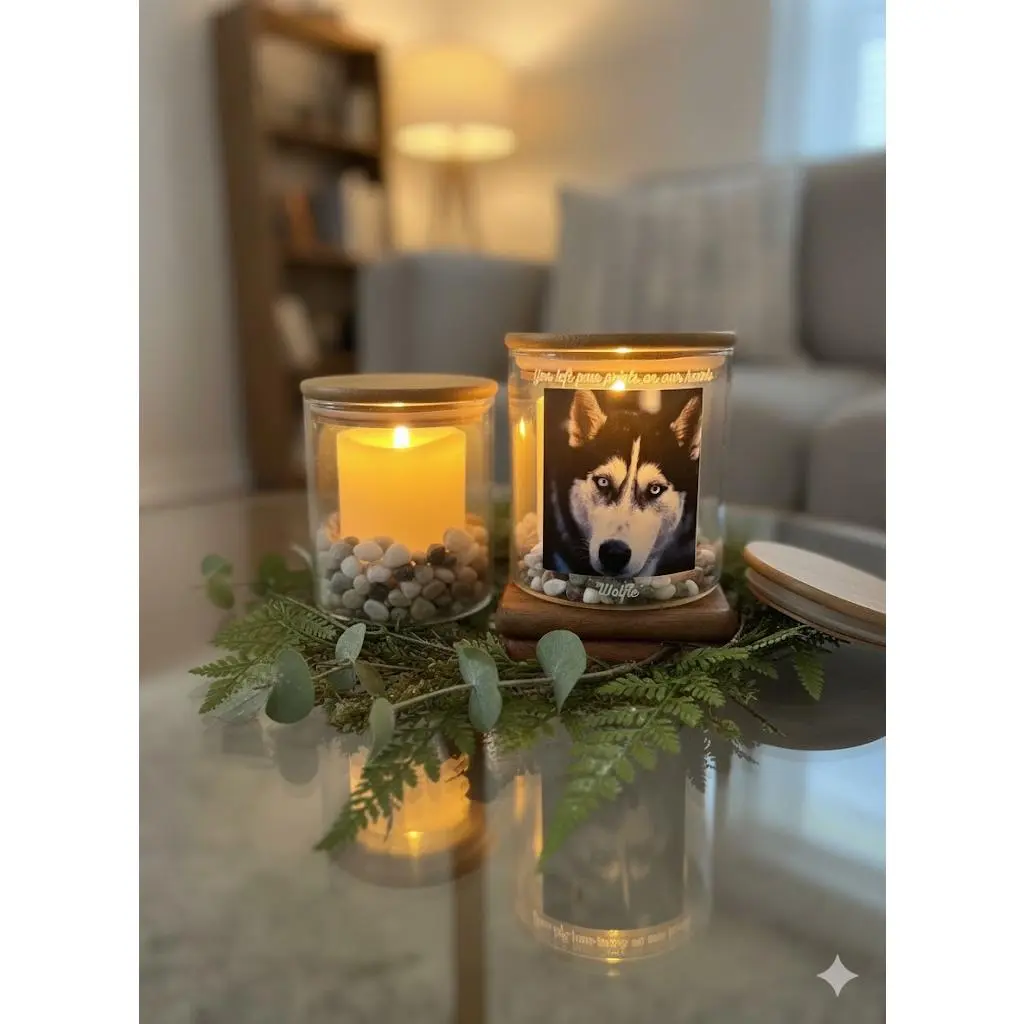 Custom Photo Flameless Candle, Home Decor Candle for Home Supplies
