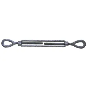 212 MAIN Forged Steel Eye & Eye Drop Turnbuckle, 0.5 x 12 in., Baron Manufacturing