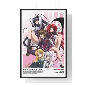 [Sale off up to 50%] High School DxD Poster, Anime Posters, Anime Wall Decor, Retro, Retro Anime Posters, Cool Anime Poster Y2305-12