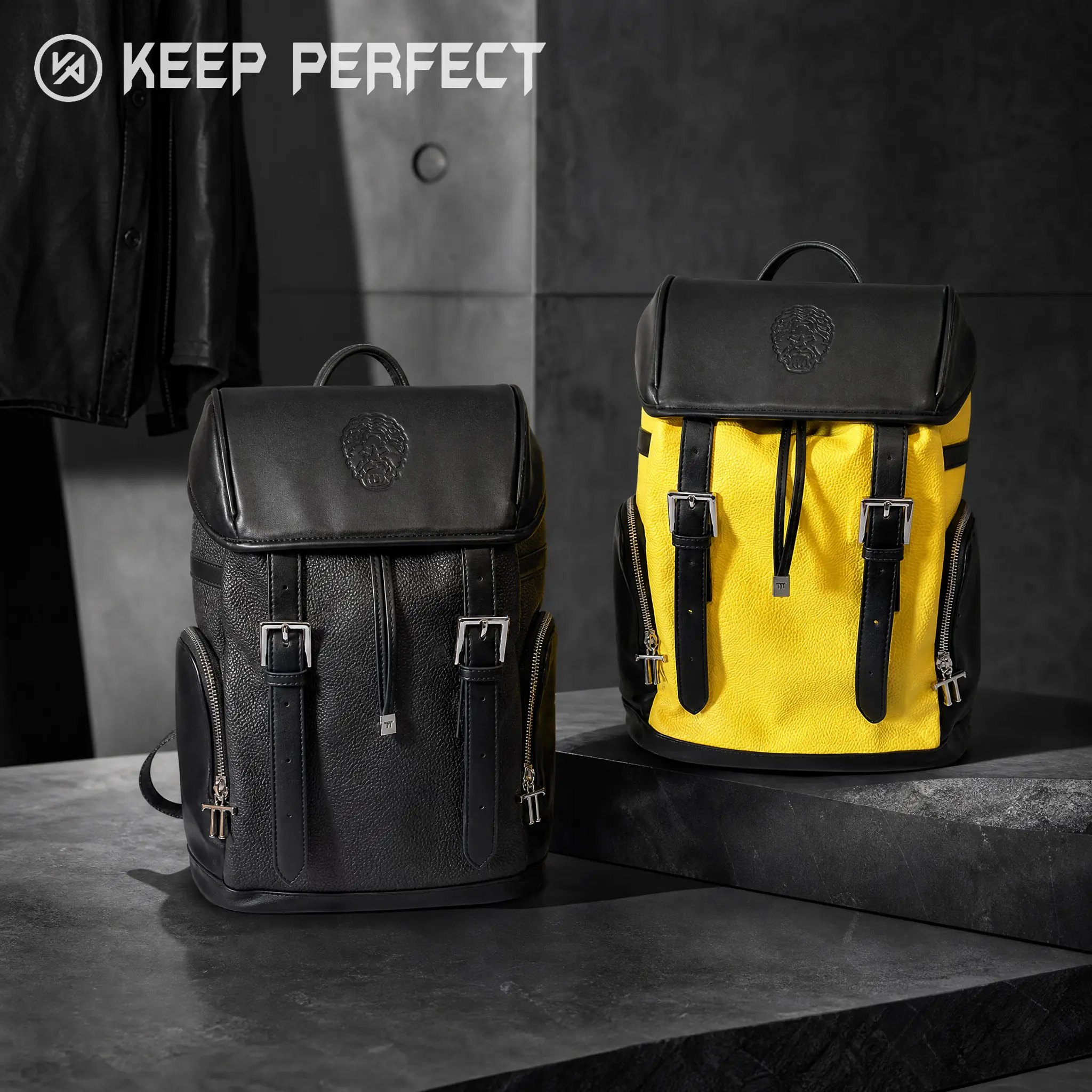 Back-to-School Must-have: Vegan Leather Water-Resistant Laptop Backpack for Men & Women, Premium 15-17 Inch Large Capacity Business Backpack for School, Work & Travel