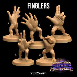 Fingler Mini - The Dragon Trappers Lodge - RPG Miniature 3D Printed Resin DnD Wargaming Mini 32mm Scale