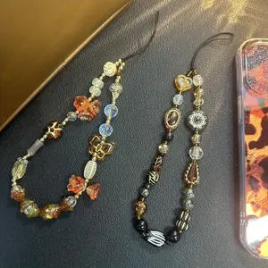 Creative Fashion Beaded Phone Chain, Anti-lost Phone Lanyard, Phone Strap for Women & Girls, Cell Phone Charm, Fashion Phone Accessories for Daily Use