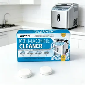 ice machine 6-Pack lce Machine Cleaner Tablets Universal Descaling Solution, Nickel-Safe Scale Remover for Countertoplce Maker & Nugget lce Maker, All-Purpose lce Machine Cleaner for Most lce Machines, Easy to Use lceMaker Cleaner Tablets machine cleaner