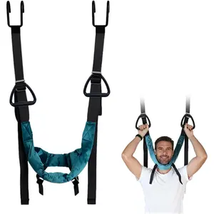 Cervical Neck Traction Device Over Door for Home Use Portable Neck Stretcher Hammock Decompression Home Physical Therapy