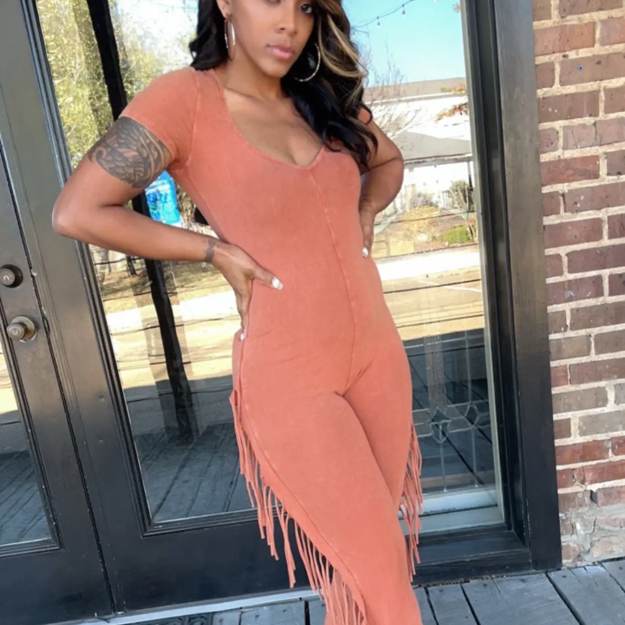 Younique Fringe Jumpsuit