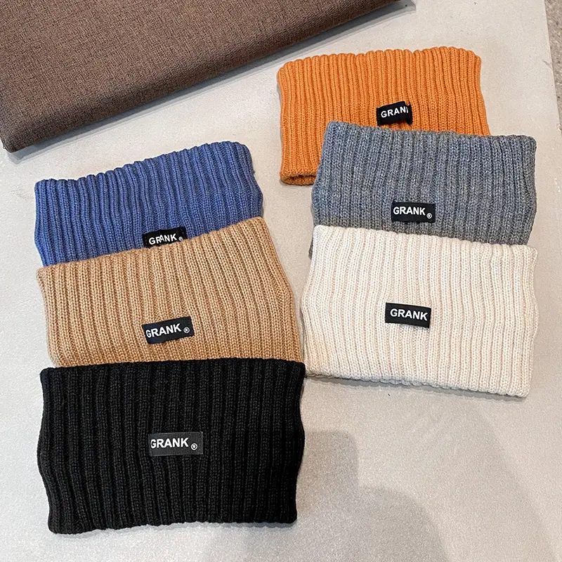 Women's Cotton Knitted Headband - Stretch Fabric Ear Warmer, Casual Headbands, Cozy Thick Ribbed Hair Accessory for Cold Fall Weather, Multicolor (6 Trendy Colors), Knitted Headbands