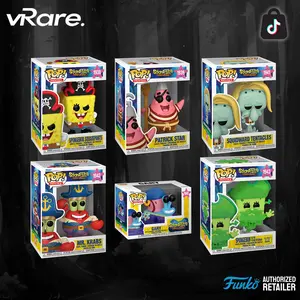 Funko POP Movies: The SpongeBob Movie - (Patrick, Spongebob, Squidward, Garry, Mr Krabs, Flying Dutch Sponge) w/ vRare Pop Protector Included