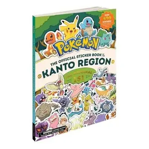 Pokémon the Official Sticker Book of the Kanto Region: The Original 151 -- Pikachu Press - Paperback