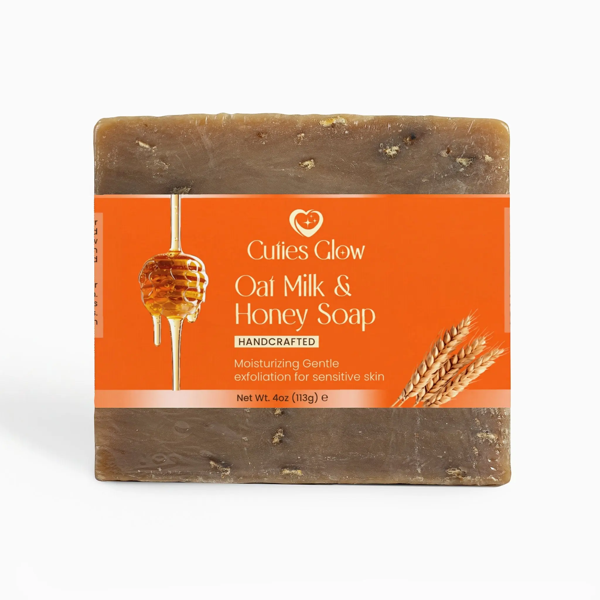 Oat Milk & Honey Soap – Handmade Natural Soap with Goat Milk & Oatmeal for Sensitive and Dry Skin