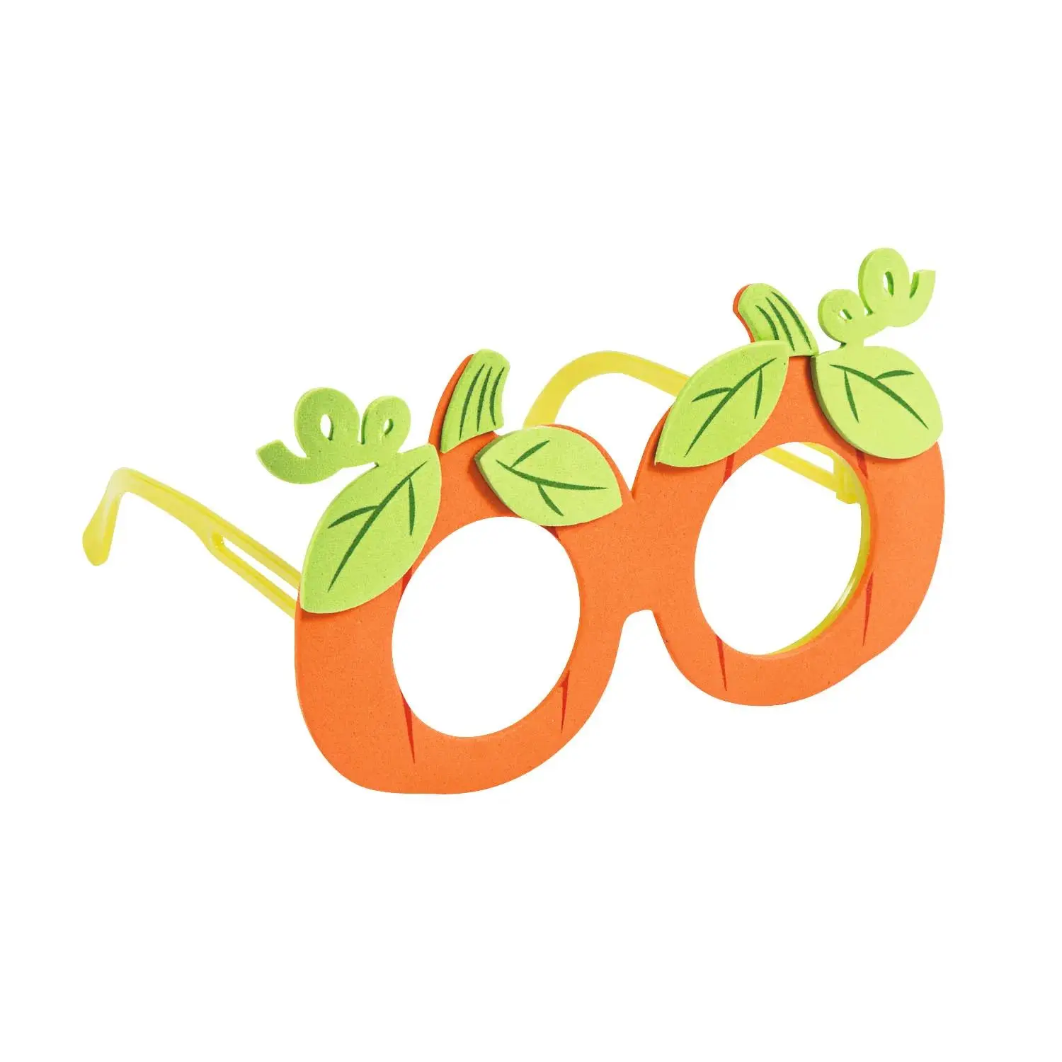 5 3/4" x 3 1/4" Halloween Pumpkin Glasses Craft Kit - Makes 12