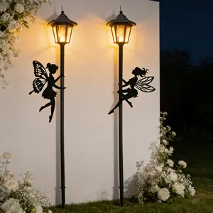 Magical Fairy Solar Pathway Lights - 2 Pack Waterproof Garden Decor Lights for Yard, Patio, Lawn & Outdoor Decorations
