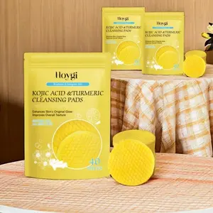 Turmeric Facial Cleansing Pads, 1/3 Packs Gentle Exfoliating Facial Scrub Pads, Facial Skin Care Pads, Skin Care Tools Treatment for Women & Men