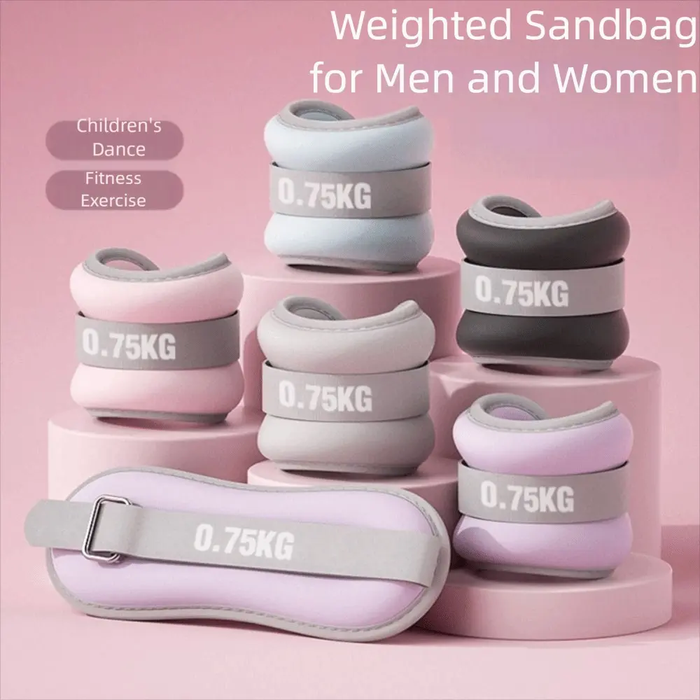 Set of Sandbags Weight Range 0.5 to 4.41 Lb, Leg Training for Running, Hidden Leg and Wrist Weights, Dance Workout Exercise Equipment, Fitness Accessories