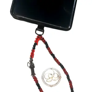 Santa M. with devil eye, cellphone accesorie