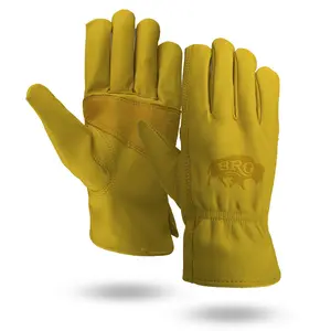 BRO Premium Goatskin Leather Gloves