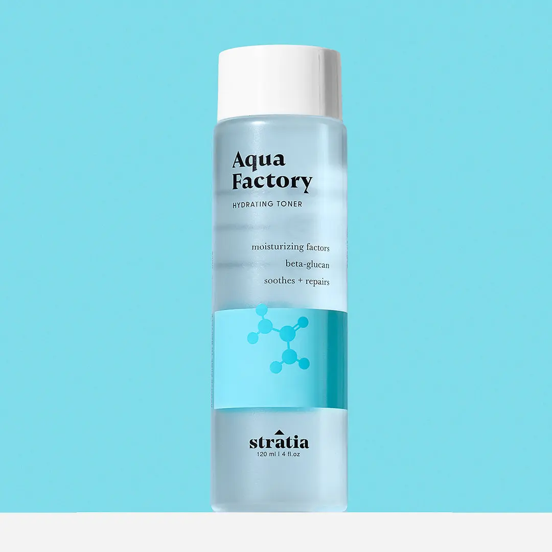 Stratia Aqua Factory Hydrating Toner, Soothing Daily Formula for Skin Moisturization and Repair