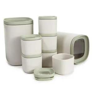 BergHOFF Balance 8Pc Recycled Stackable Food Container Set