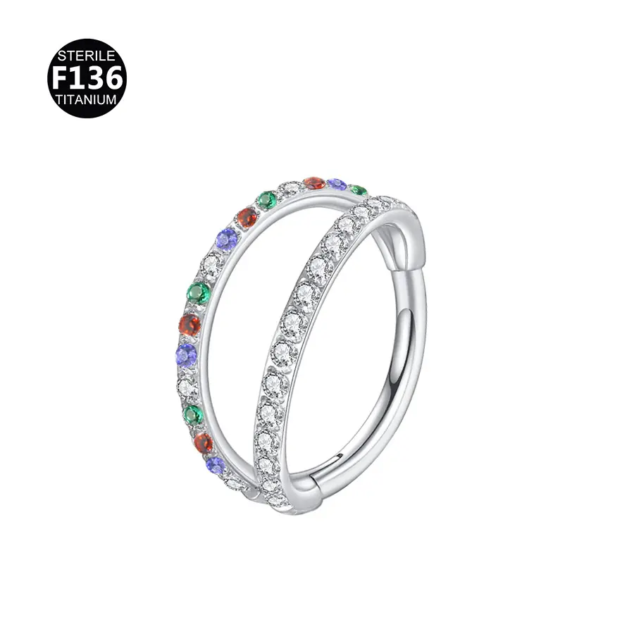 Double layer diamond color+white