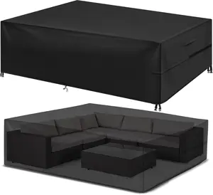 Patio Furniture Covers, Extra Large Outdoor Furniture Set Covers Waterproof, 600D Rain Snow Dust Wind-Proof, Anti-UV (Updated Oxford, 110''x71''x36'') Sofa Chair