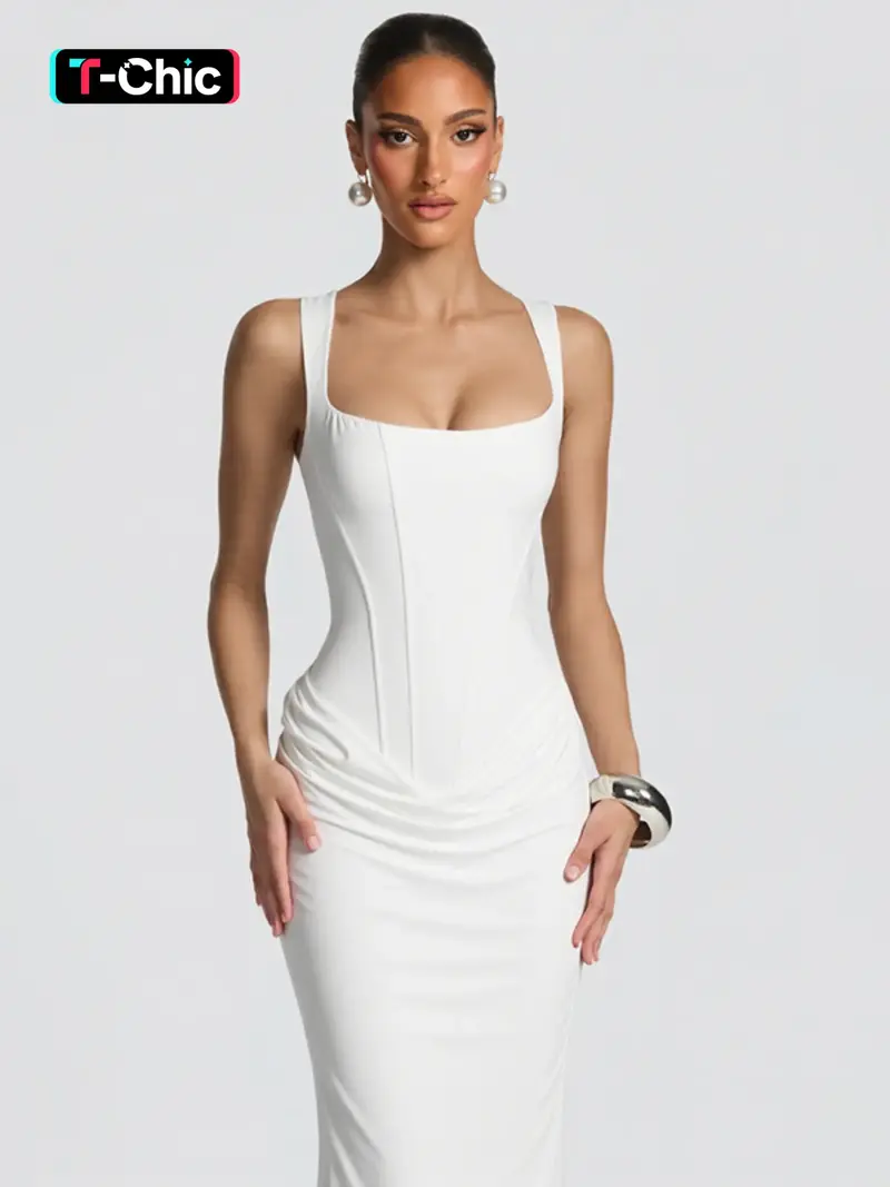 dresses bodycon long - TikTok Shop