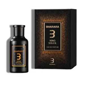 Bharara King Soleil Men EDP 3.4oz - Luxury Fragrance with Citrus Burst & Fruity Notes for Daily Wear & Special Occasions